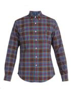 Matchesfashion.com Polo Ralph Lauren - Checked Cotton Oxford Shirt - Mens - Navy Multi