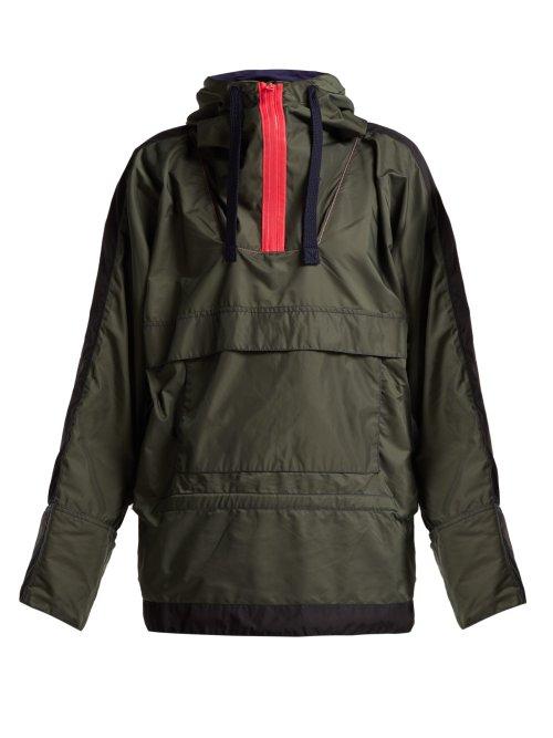 Matchesfashion.com La Fetiche - Hooded Colour Block Shell Parka - Womens - Black Multi