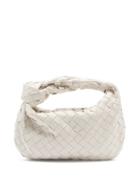 Matchesfashion.com Bottega Veneta - Bv Jodie Mini Intrecciato Leather Shoulder Bag - Womens - White