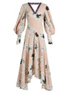 Roksanda Zenku Floral-print Double-georgette Gown
