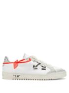 Matchesfashion.com Off-white - 2.0 Logo Appliqu Leather Trainers - Mens - White