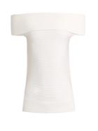 Elizabeth And James Dominique Wool-blend Off-the-shoulder Top