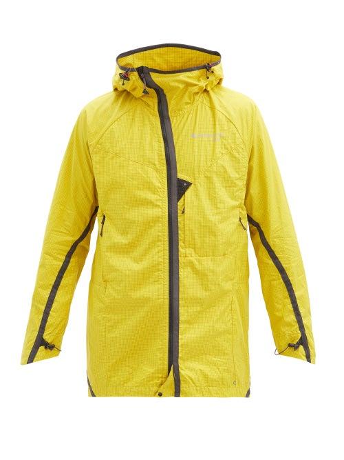 Matchesfashion.com Klttermusen - Ansur Logo-print Cotton-ripstop Hooded Jacket - Mens - Black