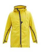 Matchesfashion.com Klttermusen - Ansur Logo-print Cotton-ripstop Hooded Jacket - Mens - Black