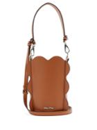 Miu Miu Scallop-edged Leather Bucket Bag