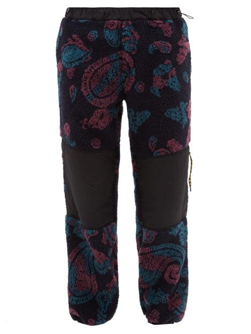 Matchesfashion.com Aries - Paisley Fleece Track Pants - Mens - Multi