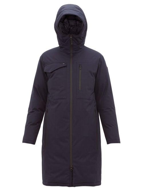 Matchesfashion.com Nobis - Technical Down Hooded Parka Coat - Mens - Navy