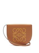 Matchesfashion.com Loewe - Heel Foiled-logo Leather Mini Shoulder Bag - Womens - Tan