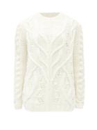 Matchesfashion.com Gabriela Hearst - Kvyat Cable-knit Sweater - Womens - Ivory