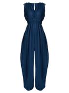 Loup Charmant Delfines Cotton-voile Jumpsuit