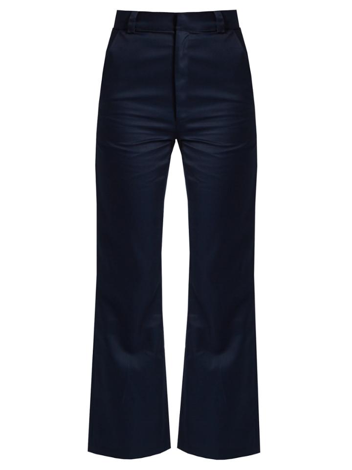 Martine Rose High-rise Kick-flare Cotton Trousers