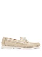 Christian Louboutin Steckel Stud-embellished Leather Deck Shoes