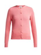 Matchesfashion.com Barrie - Arran Pop Cashmere Cardigan - Womens - Pink