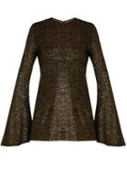 Ellery Inception Bell-sleeved Top