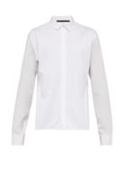 Matchesfashion.com Haider Ackermann - Pintuck Pleated Cotton Poplin Shirt - Mens - White