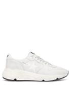 Matchesfashion.com Golden Goose - Running Sole Leather Trainers - Mens - White