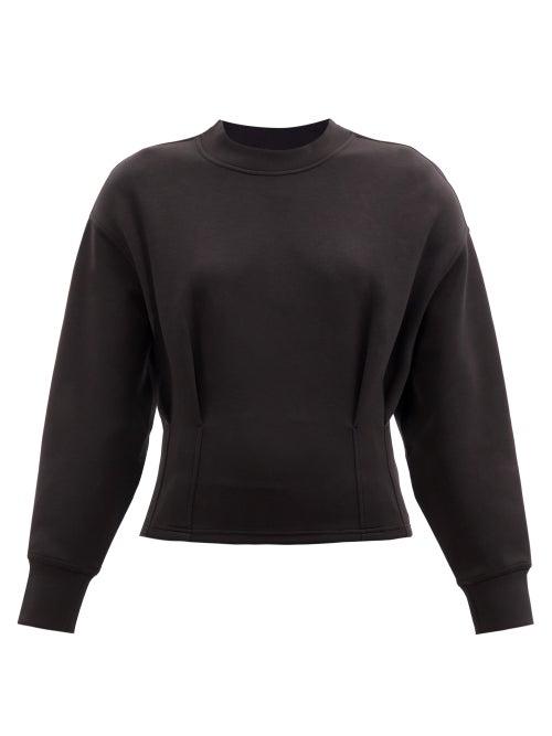 Lululemon - Gathered-waist Recycled-blend Jersey Sweatshirt - Womens - Black