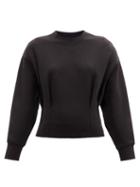 Lululemon - Gathered-waist Recycled-blend Jersey Sweatshirt - Womens - Black