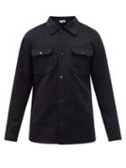 Gabriela Hearst - Fargo Wool-blend Shirt - Mens - Dark Navy