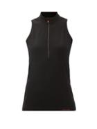 Matchesfashion.com Falke - Enjoy Zip-up Cutout Top - Womens - Black