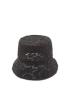 Matchesfashion.com Valentino Garavani - Floral-lace Bucket Hat - Womens - Black