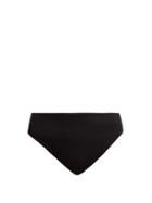 Matchesfashion.com Dos Gardenias - She Bang High Waisted Bikini Bottoms - Womens - Black