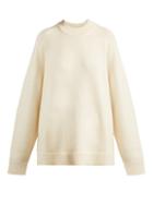 Matchesfashion.com Tibi - Oversized Cashmere Sweater - Womens - Ivory
