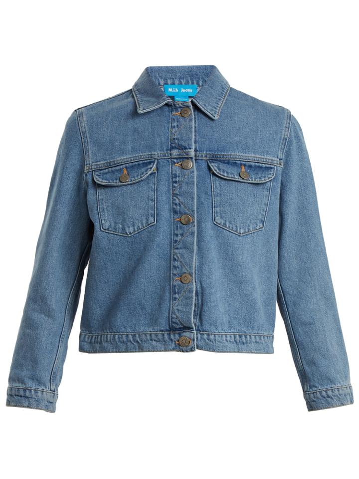 M.i.h Jeans Sunland Cropped Denim Jacket