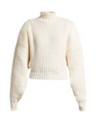 Matchesfashion.com A.w.a.k.e. - Cropped Button Back Ribbed Knit Wool Sweater - Womens - Cream