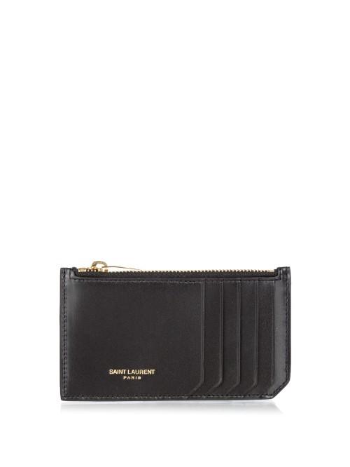 Saint Laurent Smooth-leather Cardholder