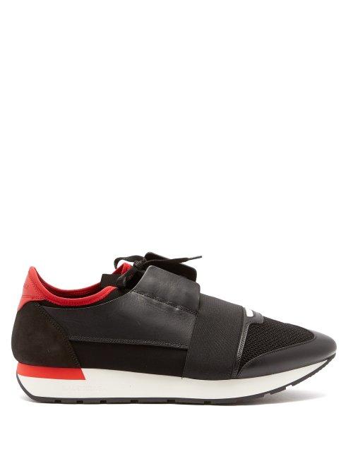 Matchesfashion.com Balenciaga - Race Runner Trainers - Mens - Black Red