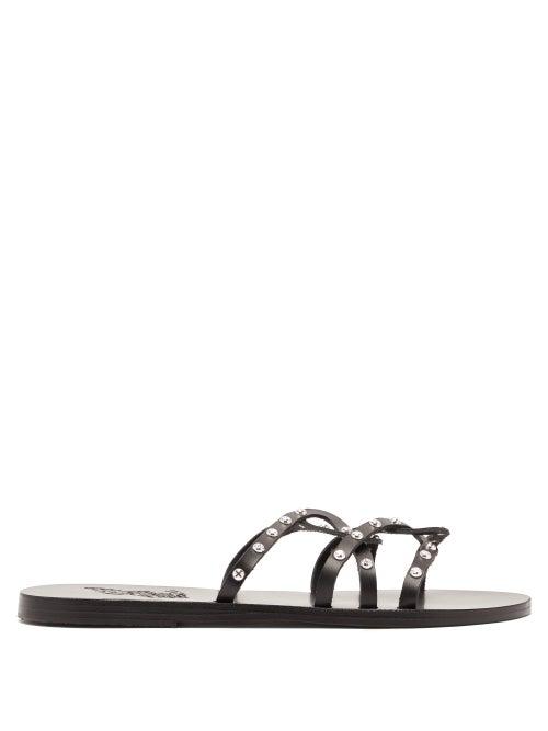 Matchesfashion.com Ancient Greek Sandals - Revekka Studded Leather Sandals - Womens - Black