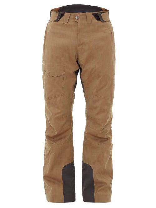 Matchesfashion.com Sease - Armada Technical Wool Blend Ski Trousers - Mens - Brown