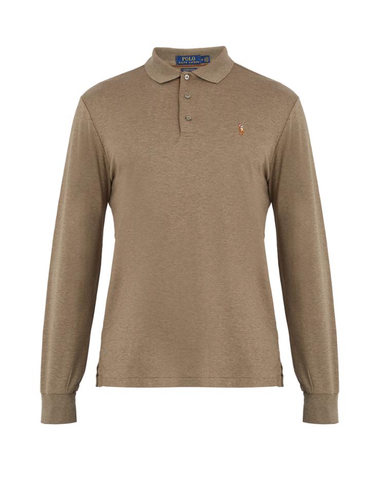 Polo Ralph Lauren Long-sleeved Cotton Polo Shirt