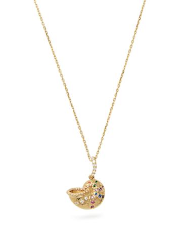 Aurélie Bidermann Fine Jewellery Diamond, Multi-stone & Yellow-gold Necklace