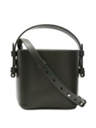 Matchesfashion.com Nico Giani - Adenia Mini Matte Leather Bucket Bag - Womens - Dark Green