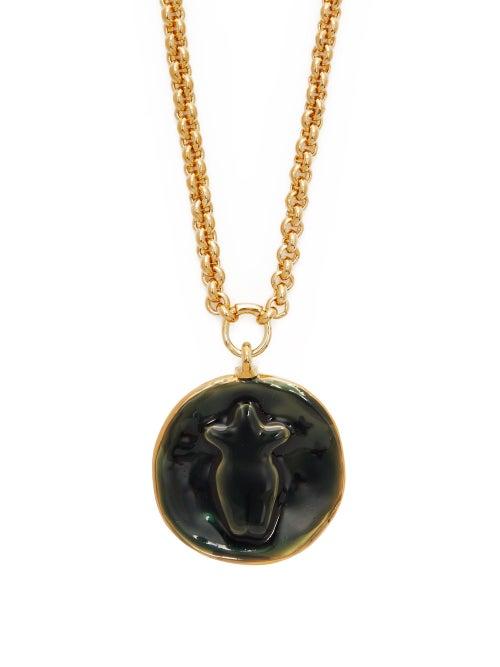 Matchesfashion.com Chlo - Femininities Pendant Necklace - Womens - Blue