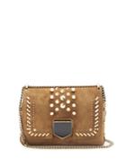 Jimmy Choo Lockett Petite Suede Shoulder Bag