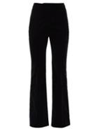 The Vampire's Wife - The Bell Ringer Cotton-velvet Flared Trousers - Womens - Black