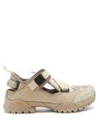 Yume Yume - Hiking Buckled Faux-suede Sandals - Womens - Beige