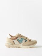 Visvim - Dunand Nubuck-leather Trainers - Mens - Sand