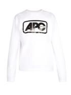 A.p.c. Vince Logo-print Cotton Sweatshirt