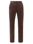 Martine Rose - Satin Suit Trousers - Mens - Brown