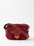 Isabel Marant - Wasy Suede Cross-body Bag - Womens - Dark Red