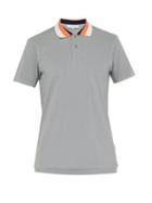 Matchesfashion.com Orlebar Brown - Jarrett Striped Collar Cotton Piqu Polo Shirt - Mens - Grey Multi