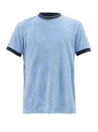 Matchesfashion.com Orlebar Brown - Sammy Cotton-terry T-shirt - Mens - Blue