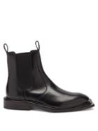 Matchesfashion.com Martine Rose - Hacienda Angular-sole Leather Boots - Mens - Black