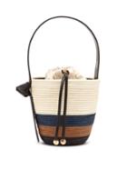 Matchesfashion.com Cesta Collective - Tri Stripe Sisal Basket Bag - Womens - Cream Multi