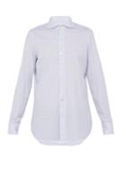 Matchesfashion.com Finamore 1925 - Gaeta Checked Cotton Shirt - Mens - Blue Multi