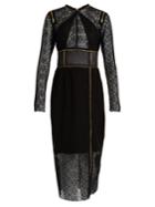 Sophie Theallet Zip-detail Guipure-lace Dress